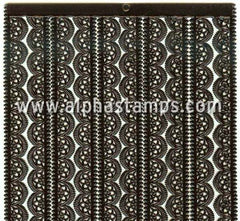 Half-Round Dresden Borders - Black