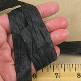 Crepe Ribbon - Black - 3/4 Inch