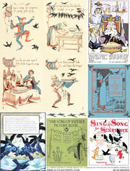 Blackbirds Collage Sheet
