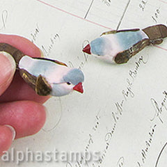 Light Blue Birds - Set of 2 - SOLD OUT