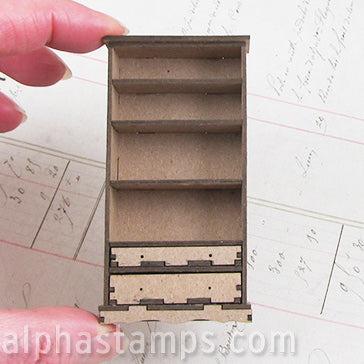 Bookshelf with Drawers - 1:24