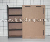 Hidden Drawer Book Box with Shelves - Large