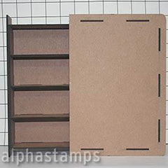 Hidden Drawer Book Box with Shelves - Large*