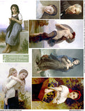 Bouguereau #1 Collage Sheet
