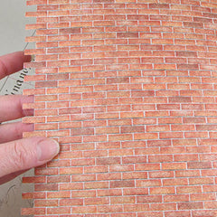 1:12 Brick Wall Sheet - SOLD OUT