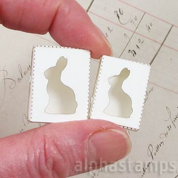 Tiny White Chocolate Bunny Boxes