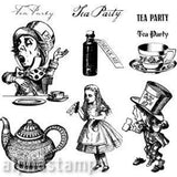 Alice Tea Party B&W Set Download