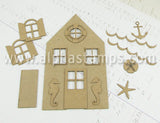 Cabana House Facade Overlay & Nautical Shapes