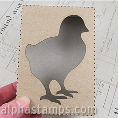 Mini Shadowbox Lid - Chick - SOLD OUT
