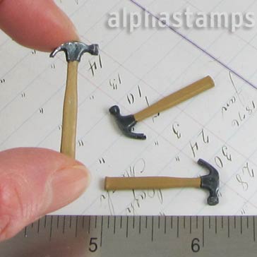 Vtg Tiny/Small/Mini Toy Pocket Salesman Sample Miniature Claw Hammer  Crafting