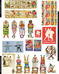 Clowns #6 Collage Sheet