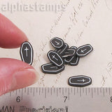 Coffin Lid Polymer Clay Slices*