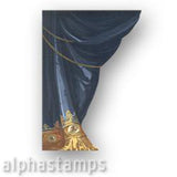 Side Curtain with Fringe - Blue Download