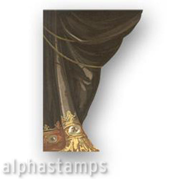 Side Curtain with Fringe - Brown Download