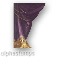 Side Curtain with Fringe - Purple Download