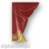 Side Curtain with Fringe - Red Download