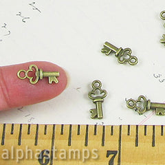 17mm Bronze Diary Keys
