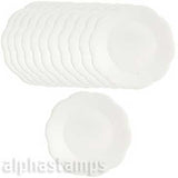 White Plastic Dinner Plates - OUT OF STOCK