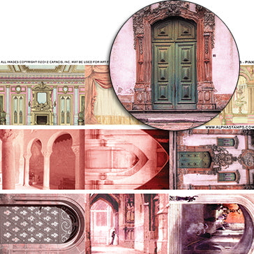 Doorways - Pink Collage Sheet