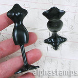 Miniature Black Dress Form