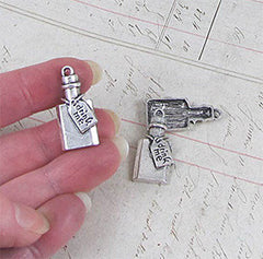 Silver Drink Me Bottle Charms - SOLD OUT