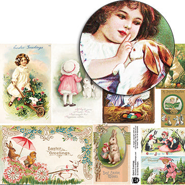 Easter Greetings Collage Sheet