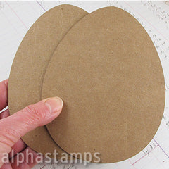 Chipboard Egg Blanks - SOLD OUT
