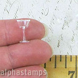 Miniature Cocktail Glasses w Stems
