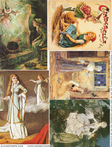 Fairy-Godmother Collage Sheet