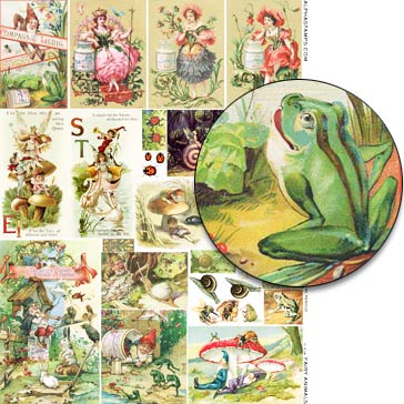 Fairy Animals Collage Sheet