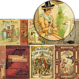 Fairy Tale Book Covers Collage Sheet