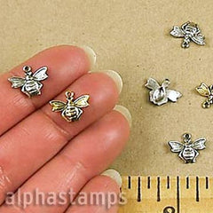 Small Flying Bee Charms - SOLD OUT