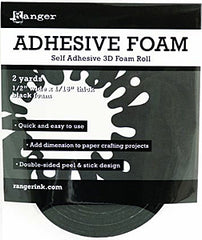 Black Adhesive Foam on Roll - SOLD OUT