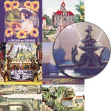 Garden Fountains Collage Sheet