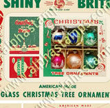 Gift Card Ornament Box Facades Collage Sheet