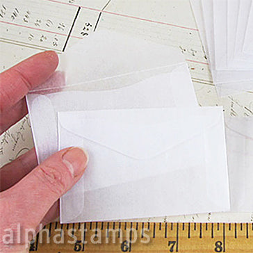 Glassine Envelopes - 2-5/16 x 3-5/8 Inches*