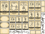 Goblin Labels Collage Sheet