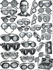 Goggles Collage Sheet