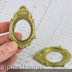 Fancy Gold Oval Mirror Frame - SOLD OUT
