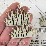 Chipboard Grass Silhouettes