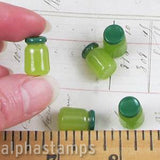 Ghoulish Green Mini Resin Jars