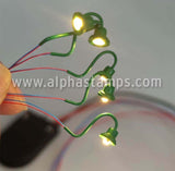 Green Mini LED Industrial Wall Lamp