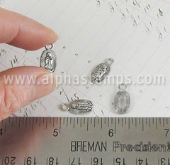 Tiny Lady of Guadalupe Silver Charm*