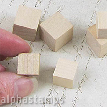 1/2 Inch Wooden Cube Blocks*