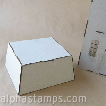 Roof for Half Scale 2-Story Room Box