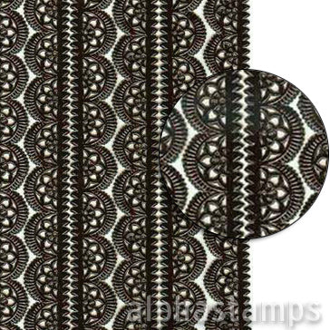 Half-Round Dresden Borders - Black