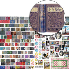 Half Scale Books & Things Collage Sheet