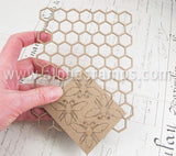 Honeycomb & Bees Die-Cut Chipboard Set