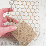 Honeycomb & Bees Die-Cut Chipboard Set