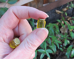 Mini Clear Resin Honey Jars